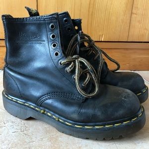 Vintage black leather Dr. Martens